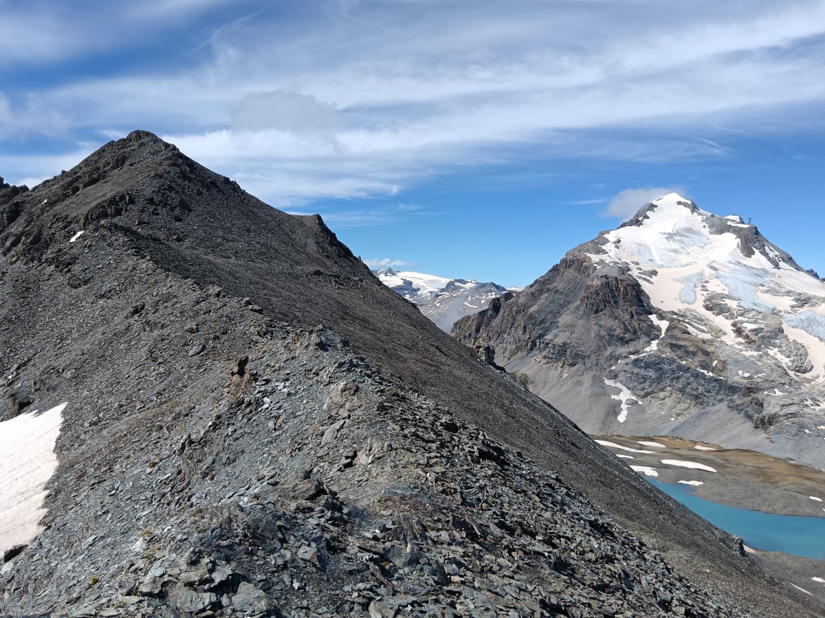 Vue sur la Grande Motte, Tignes