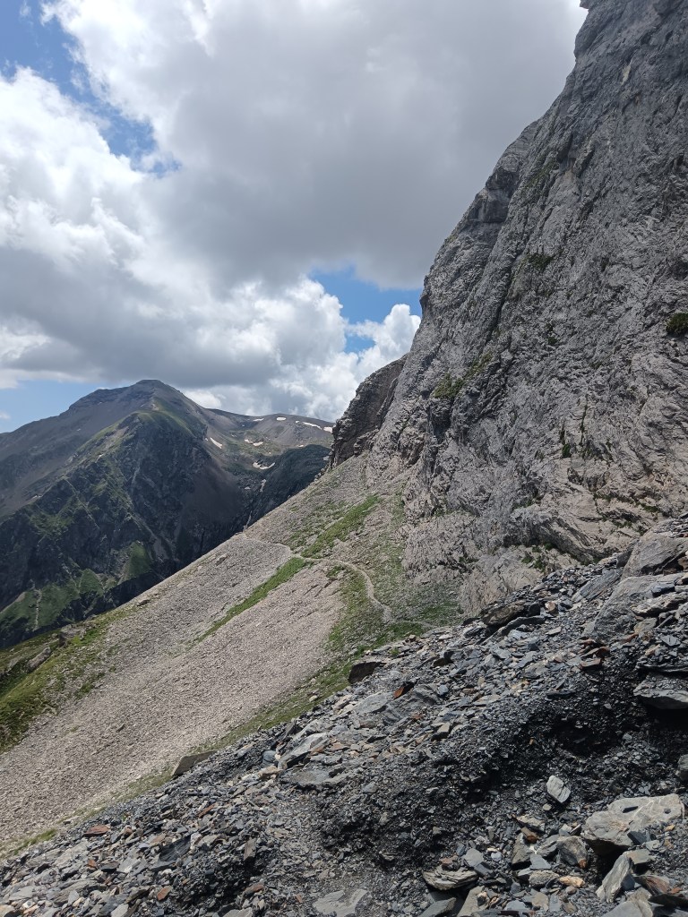 Un peu avant d'arriver aux lacs de Barroude