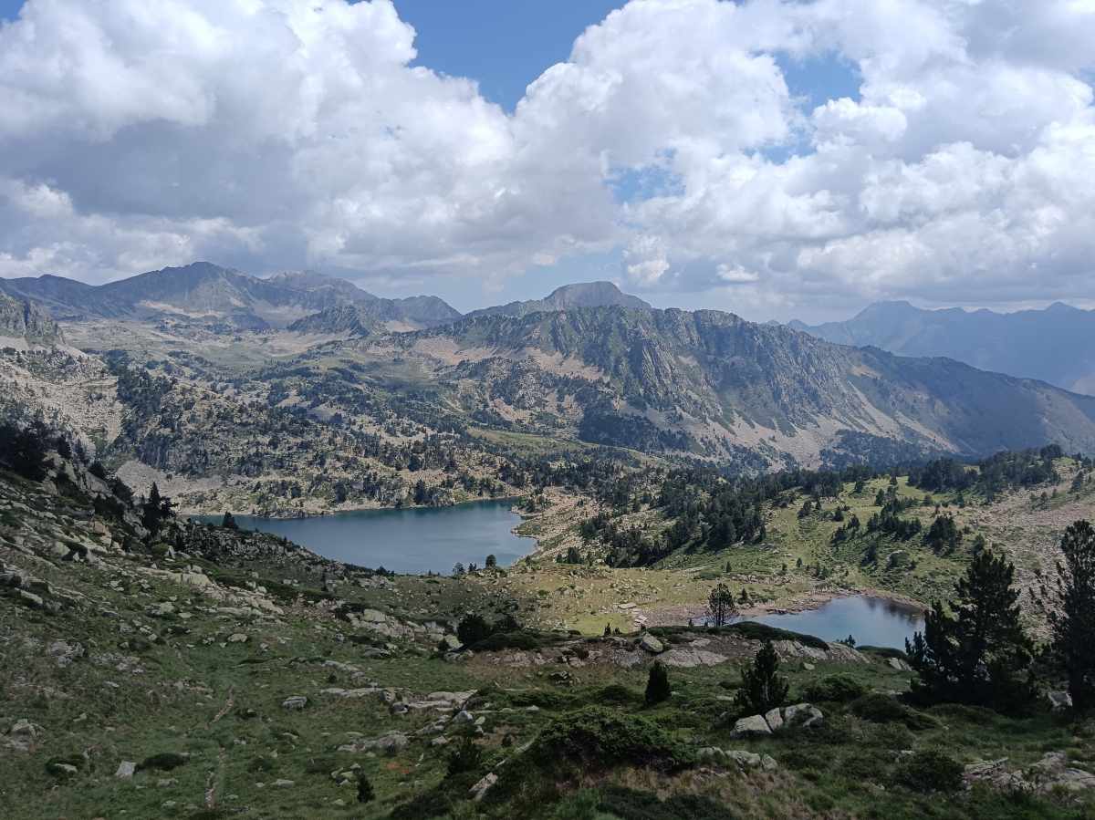 Arrivée dans le parc de l'Alt Pireneu