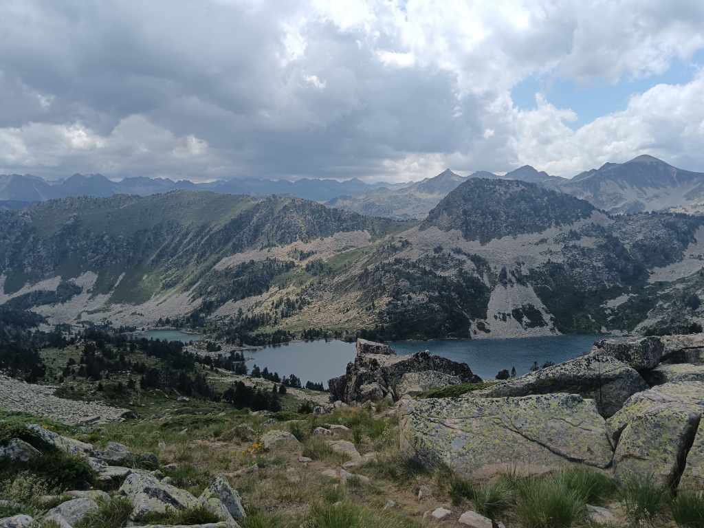 Vue sur les étangs d'Airoto