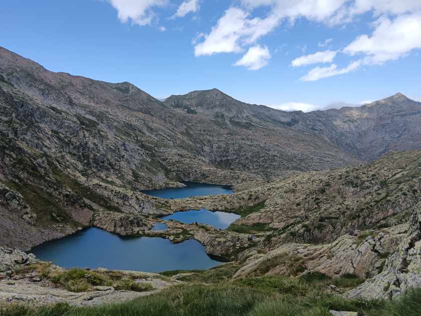 Vue sur les lacs de la Gallina