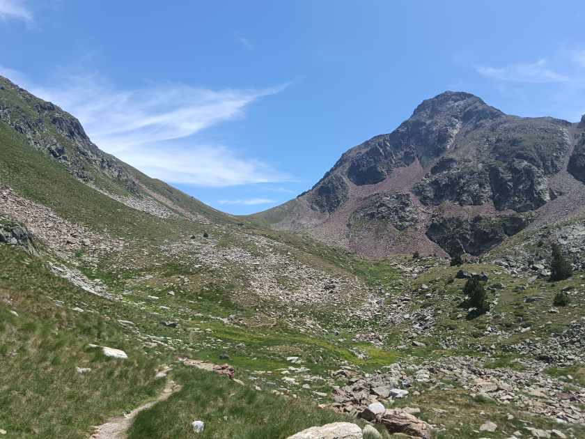 En arrivant vers le col de Baborte