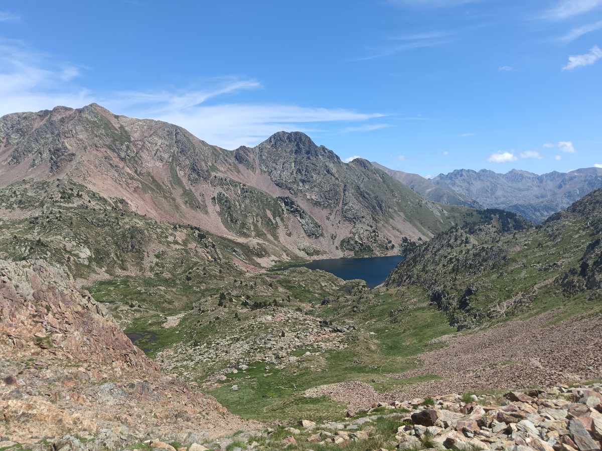 Vue sur le lac de Baborte