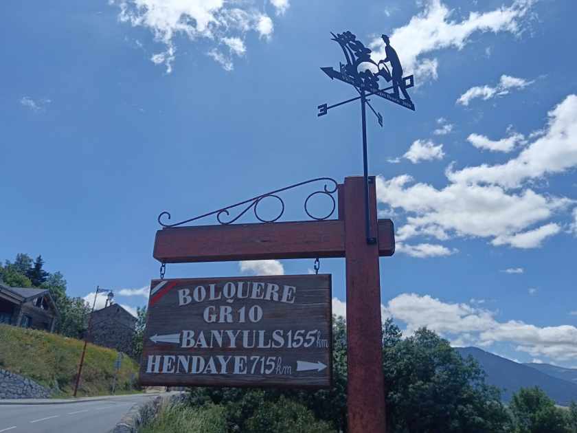 On croise de plus en plus le GR10 sur cette fin de HRP