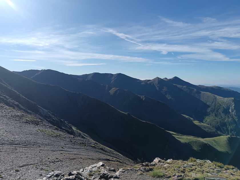 Versant espagnol vu du col d'Eyne