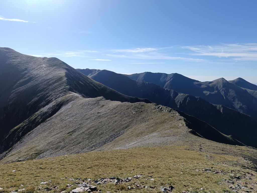 En descendant du du Pic de les Nou Fonts