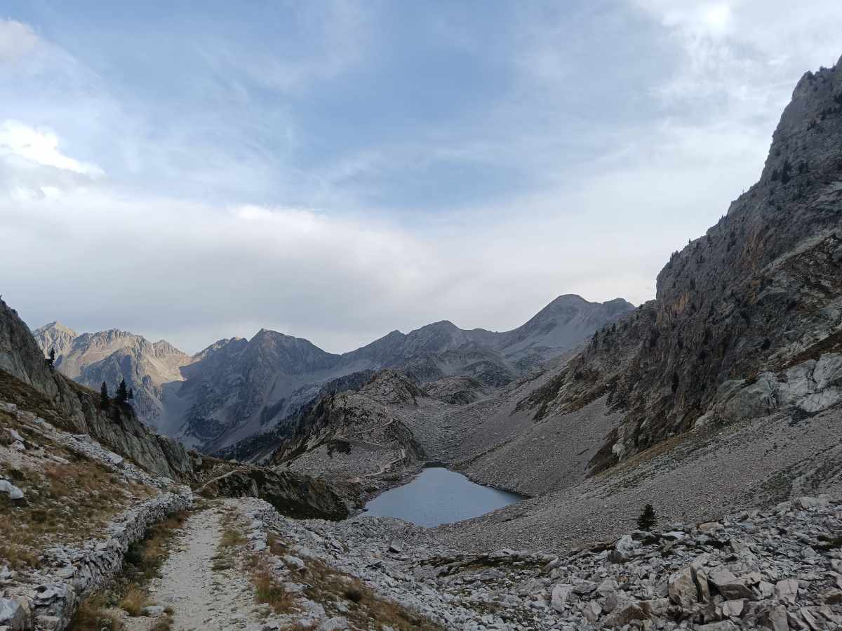 En arrivant au bivacco Jacques Guiglia