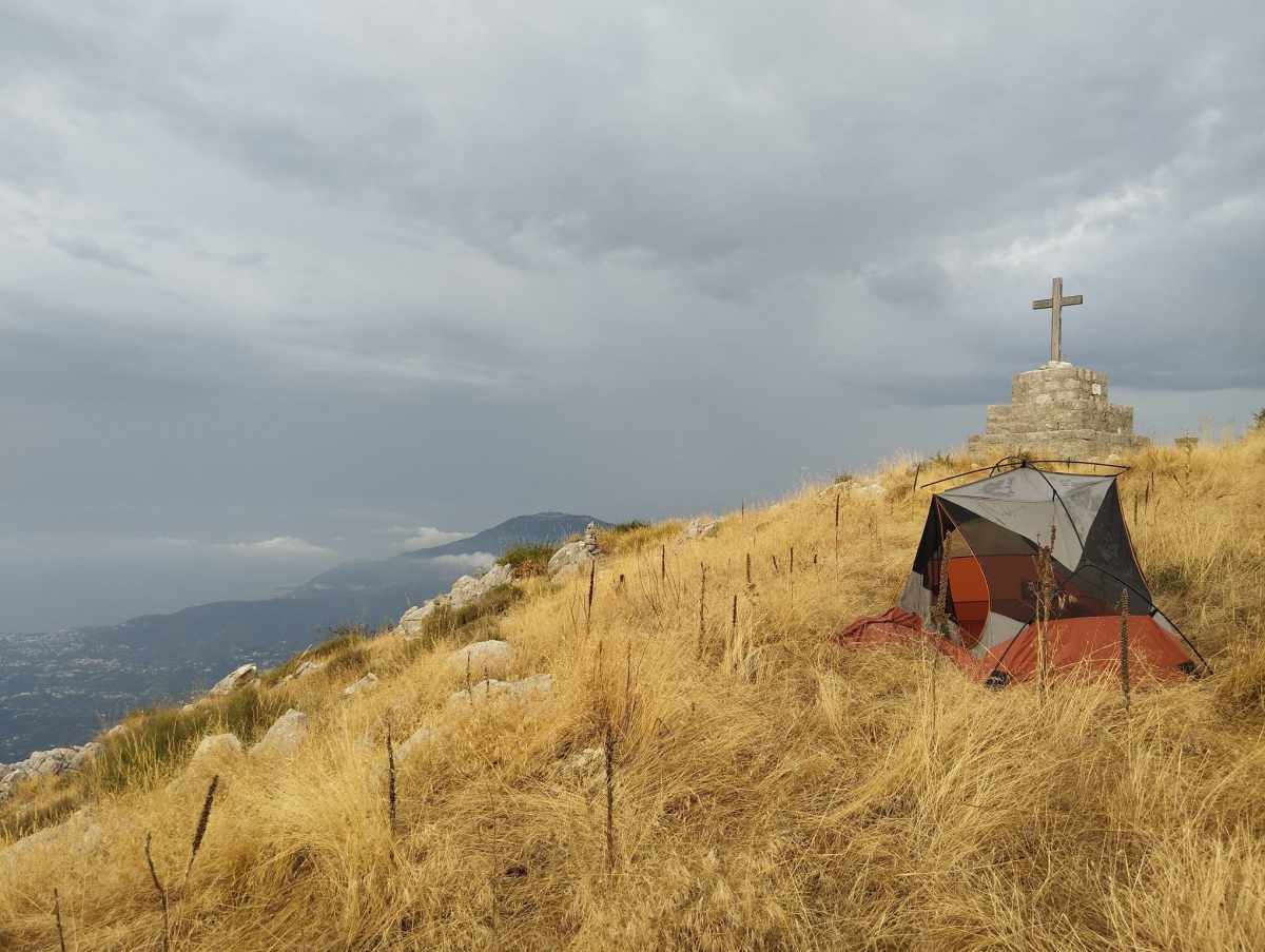 Bivouac sous l'orage au Monte Grammondo