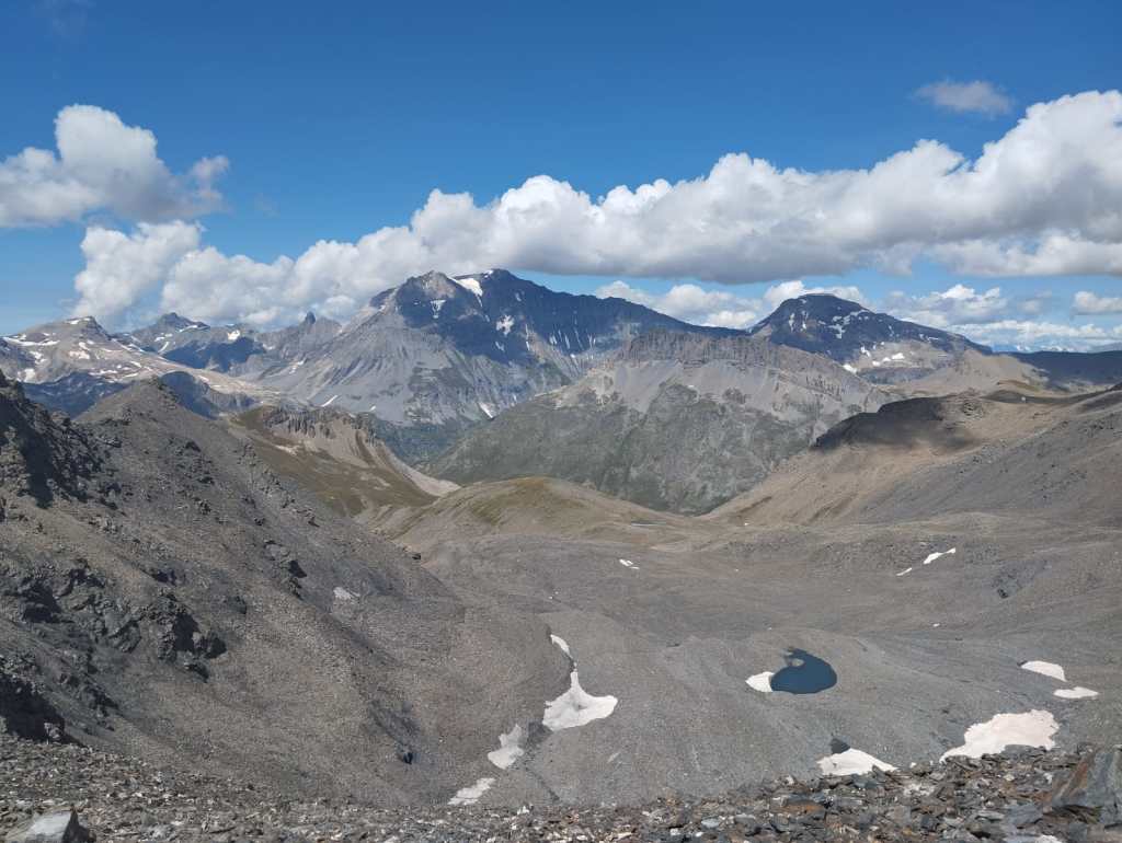 Vue du col, en regardant côté Vanoise